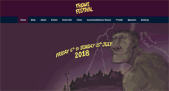 Desktop Screenshot of fromefestival.co.uk