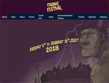 Tablet Screenshot of fromefestival.co.uk